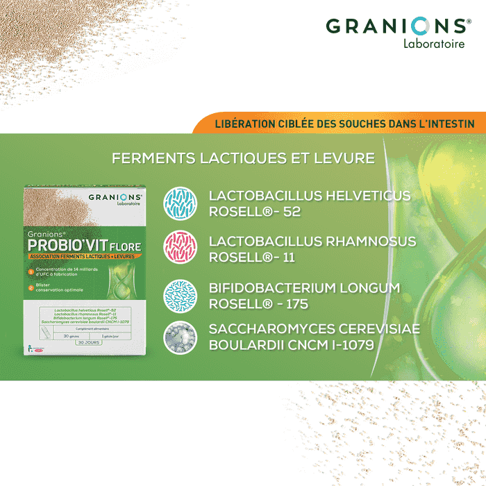 GRANIONS Probio'vit Flora 30 días