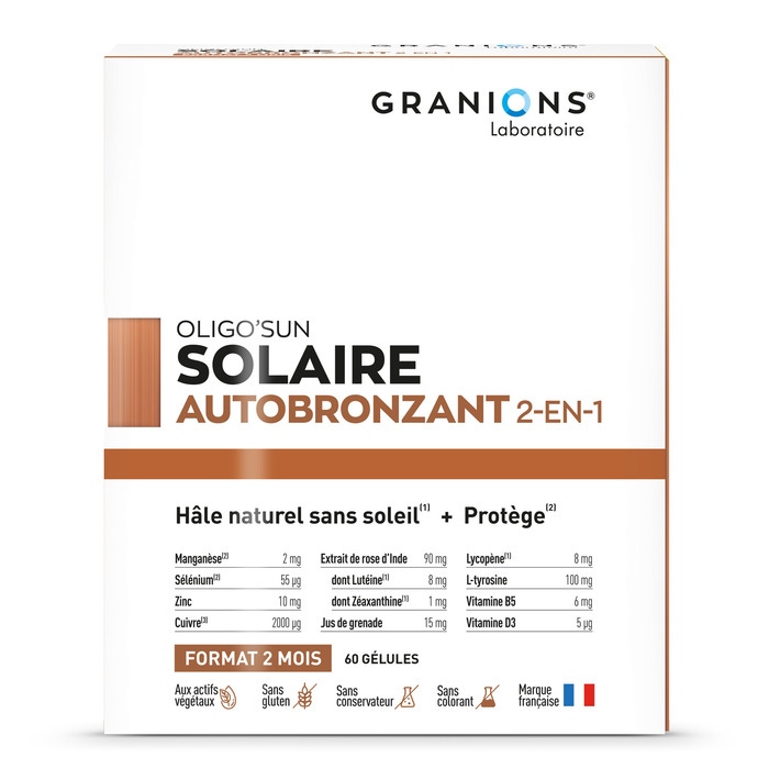 Oligo'Sun - Autobronzant 2-en-1 - Format 2 mois