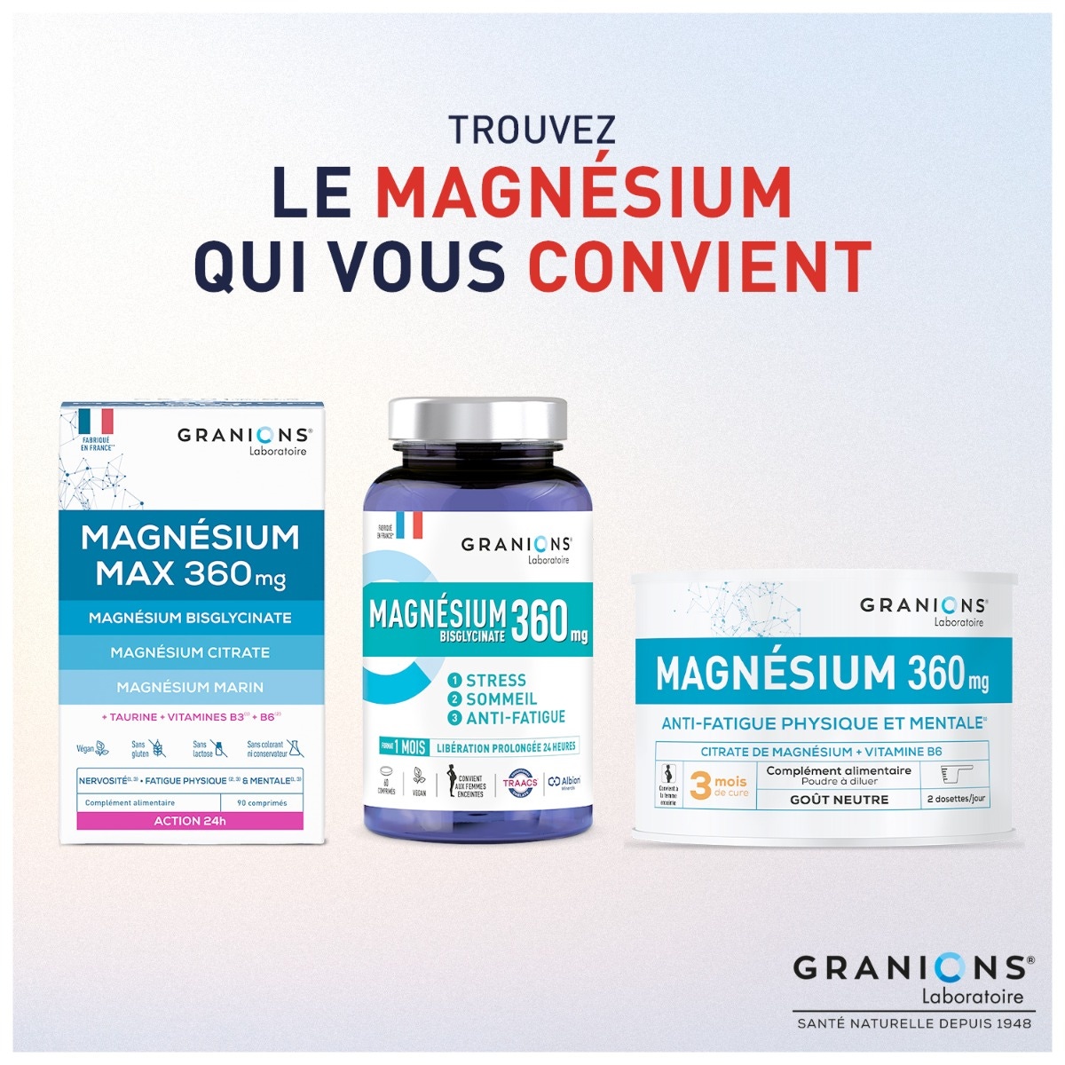 Gamme Magnésium