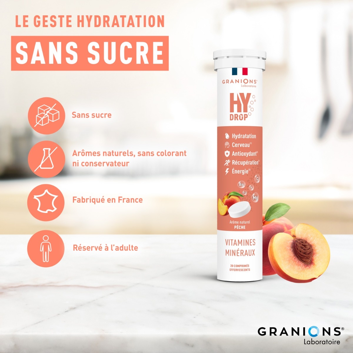 Granion - Hydrop arôme Pêche