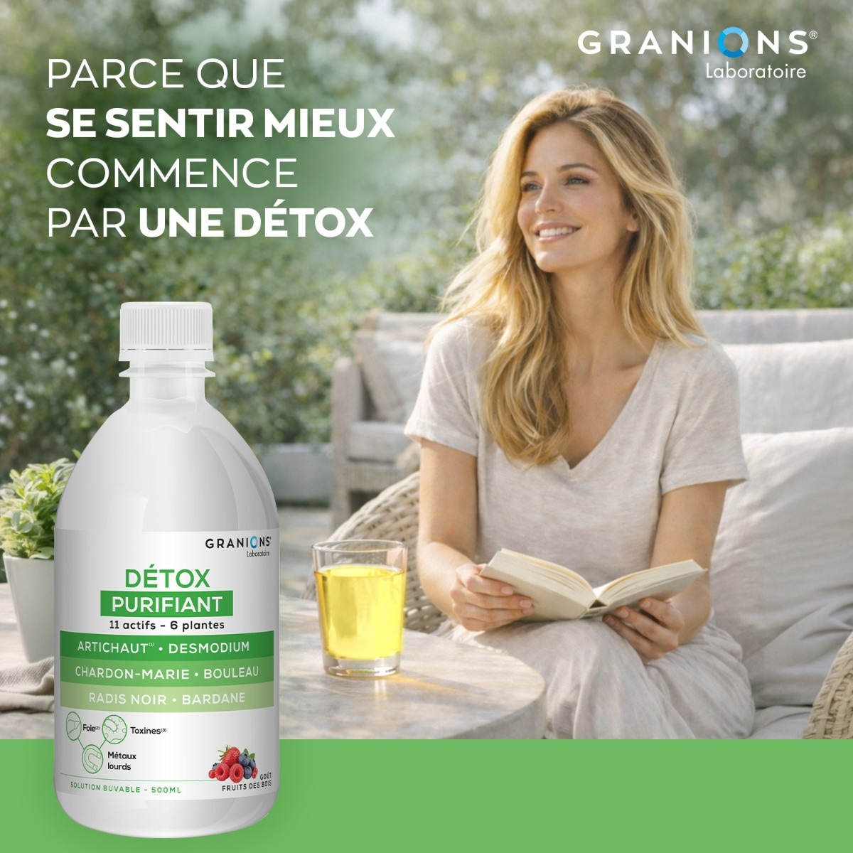 Boisson Détox Purifiant Granions