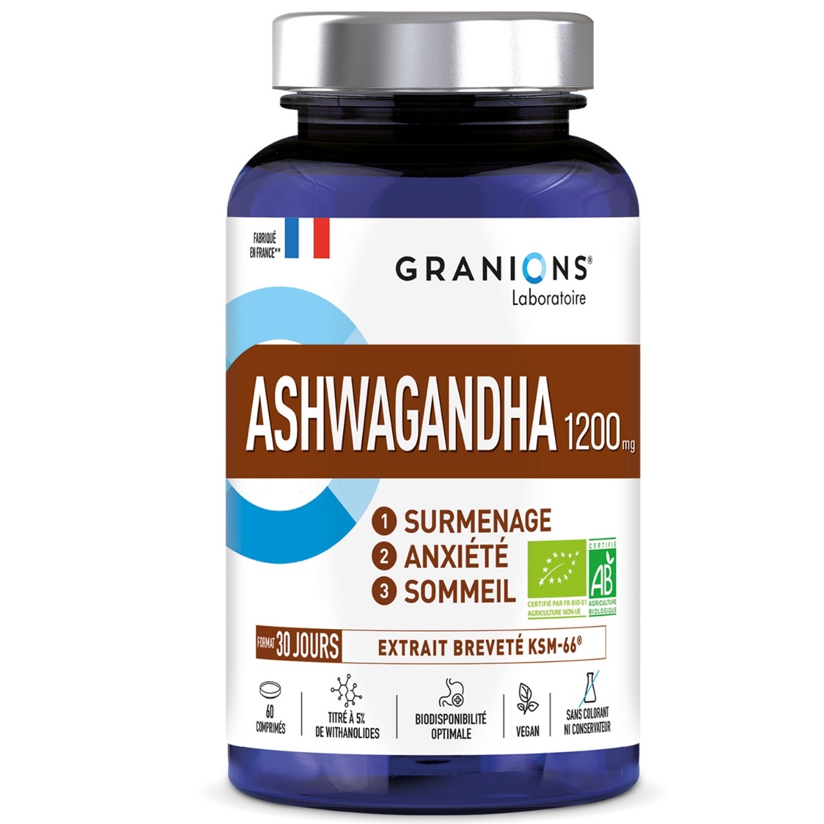 Pilulier - Ashwagandha - Granions