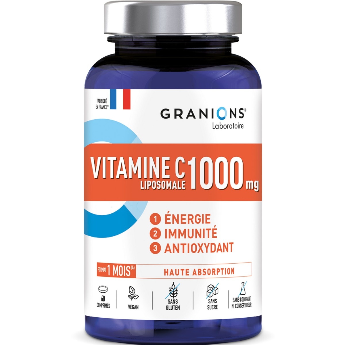 Vitamine c - Liposomale 1000 mg - face 