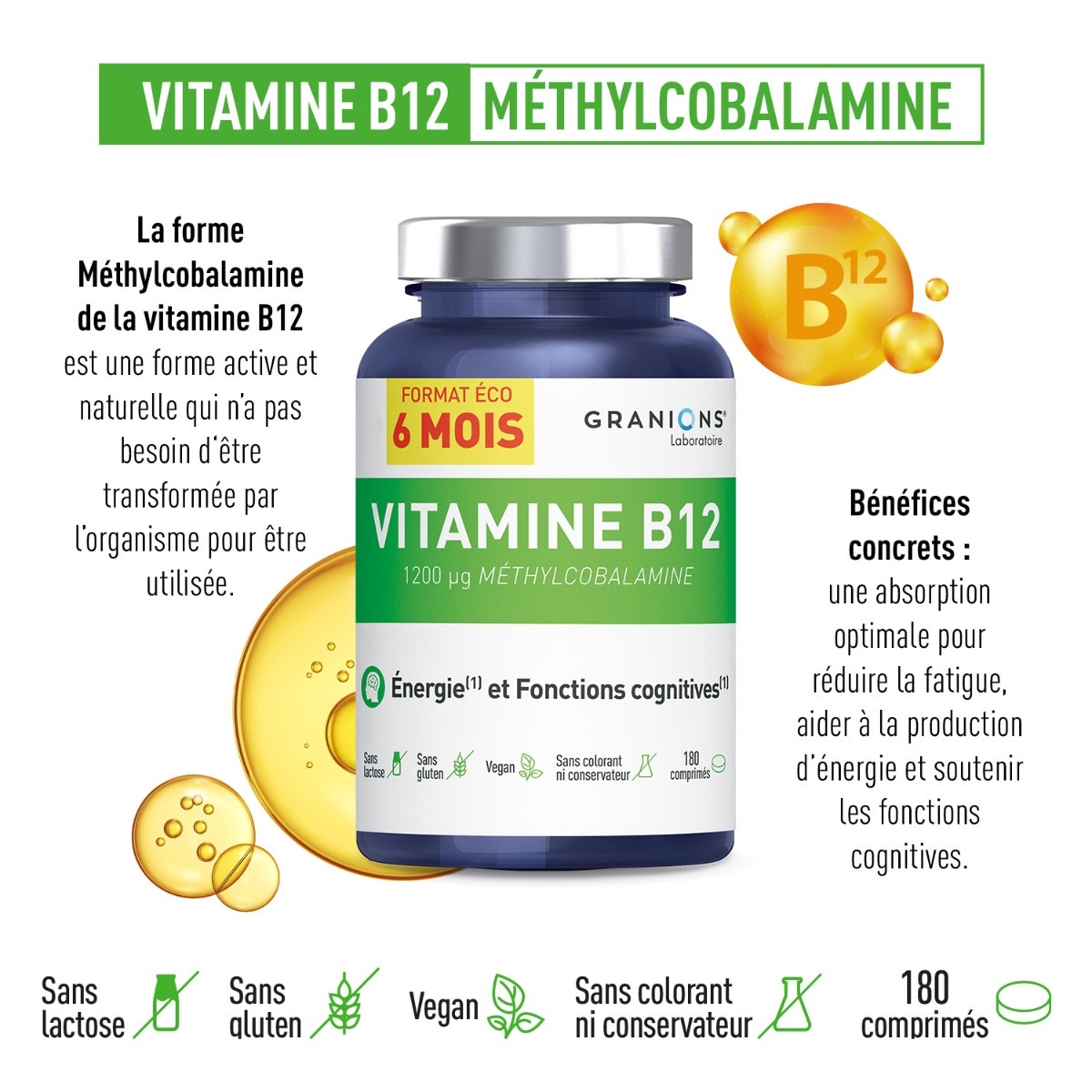 Vitamine B12 Format 6 mois