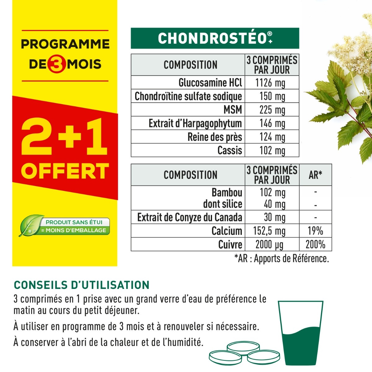 Chondrostéo + 180 comprimidos