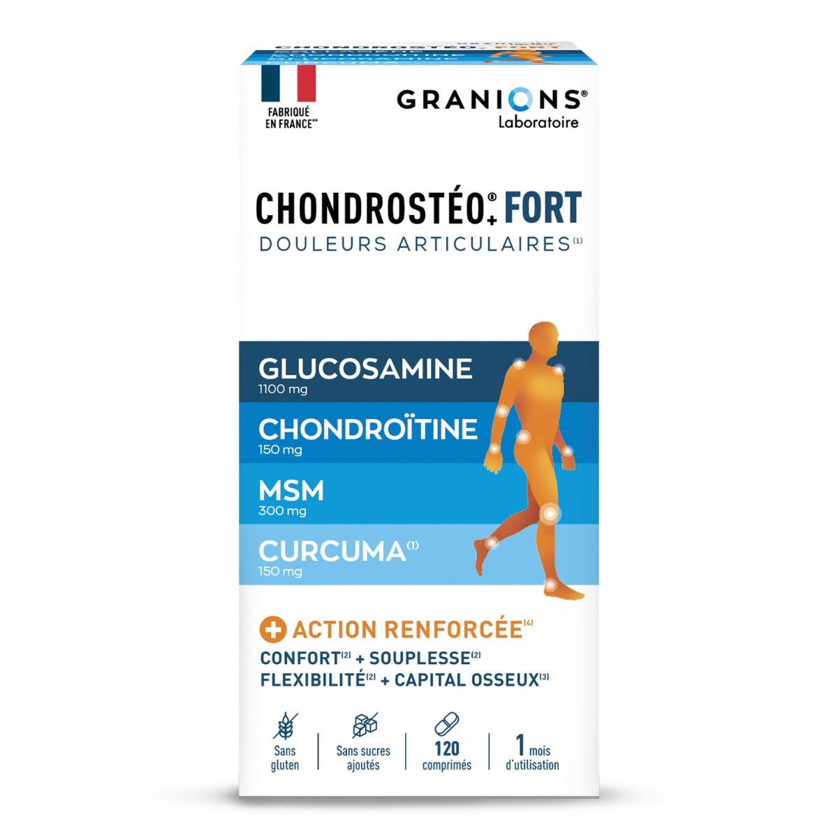 Chondrost&eacute;o + Fort 120 comprimidos
