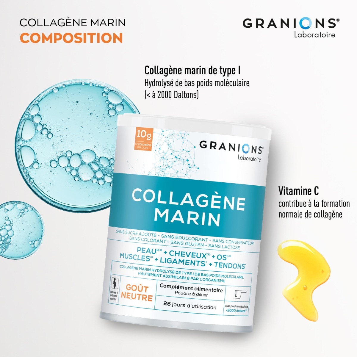 Collagène marin gout neutre