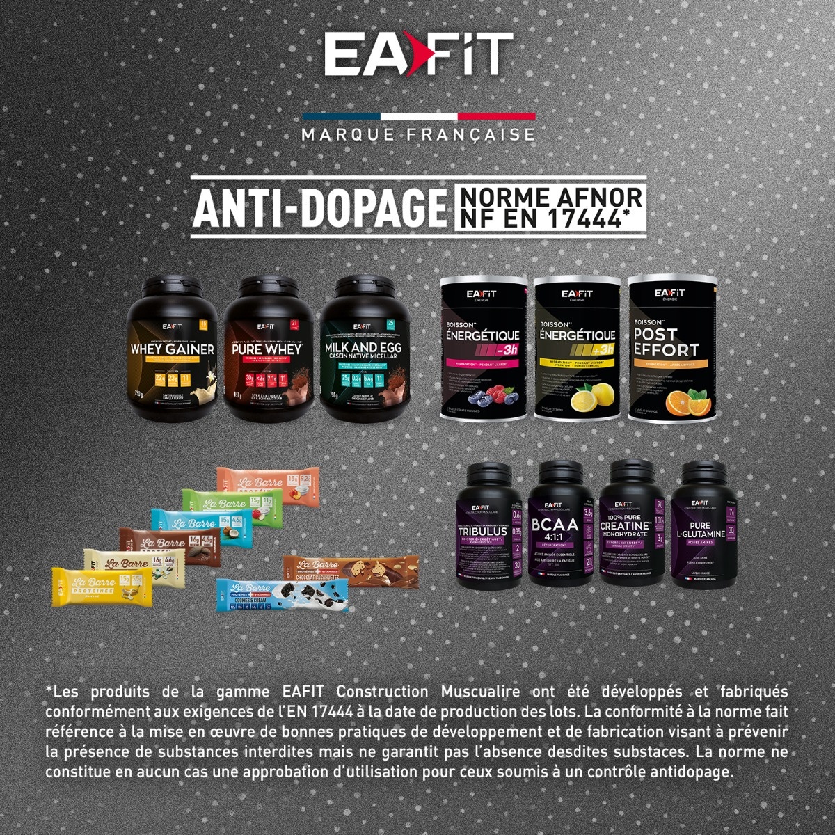 EAFIT Pure Whey Double Chocolat 850gr