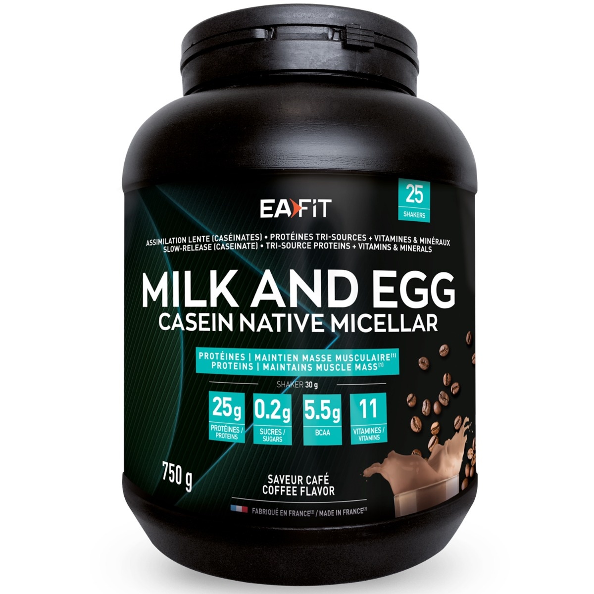 Milk and Egg - Protéines - Maintien musculaire - Saveur café