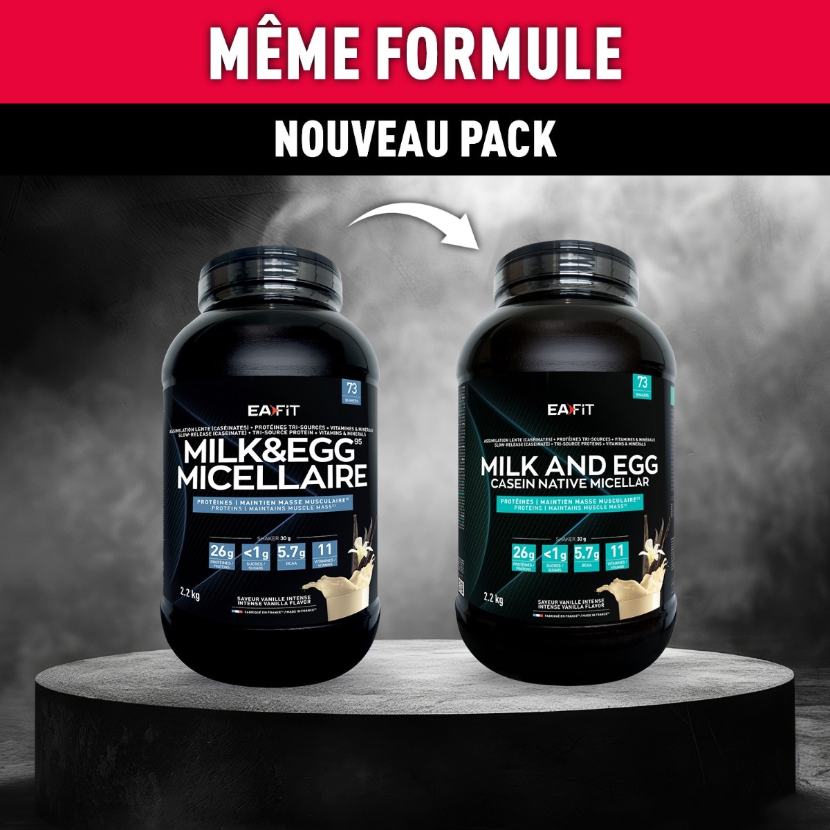 EA FIT - Milk and Egg - Nouveau Pack