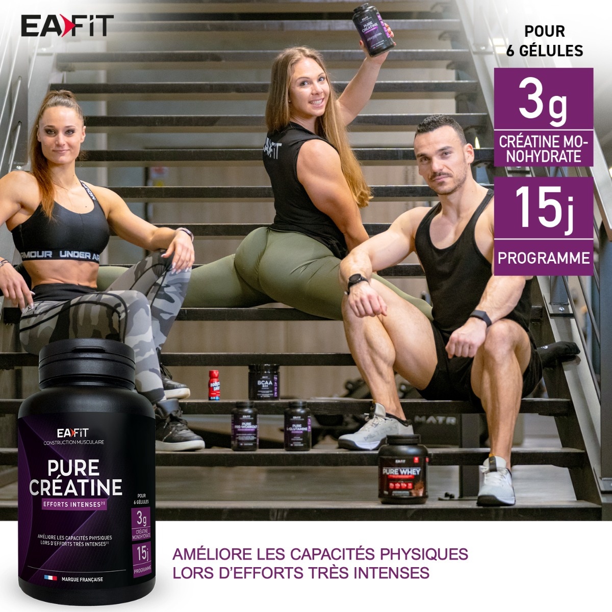 Pure créatine - efforts intenses