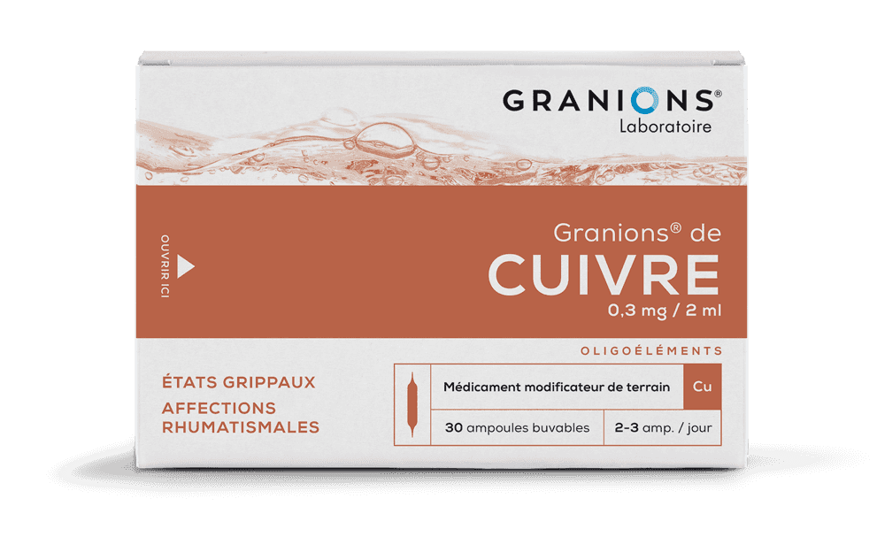 Granions de cobre