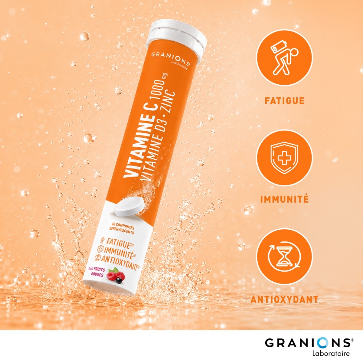 Granions - Vitamine C - D3 - Zinc