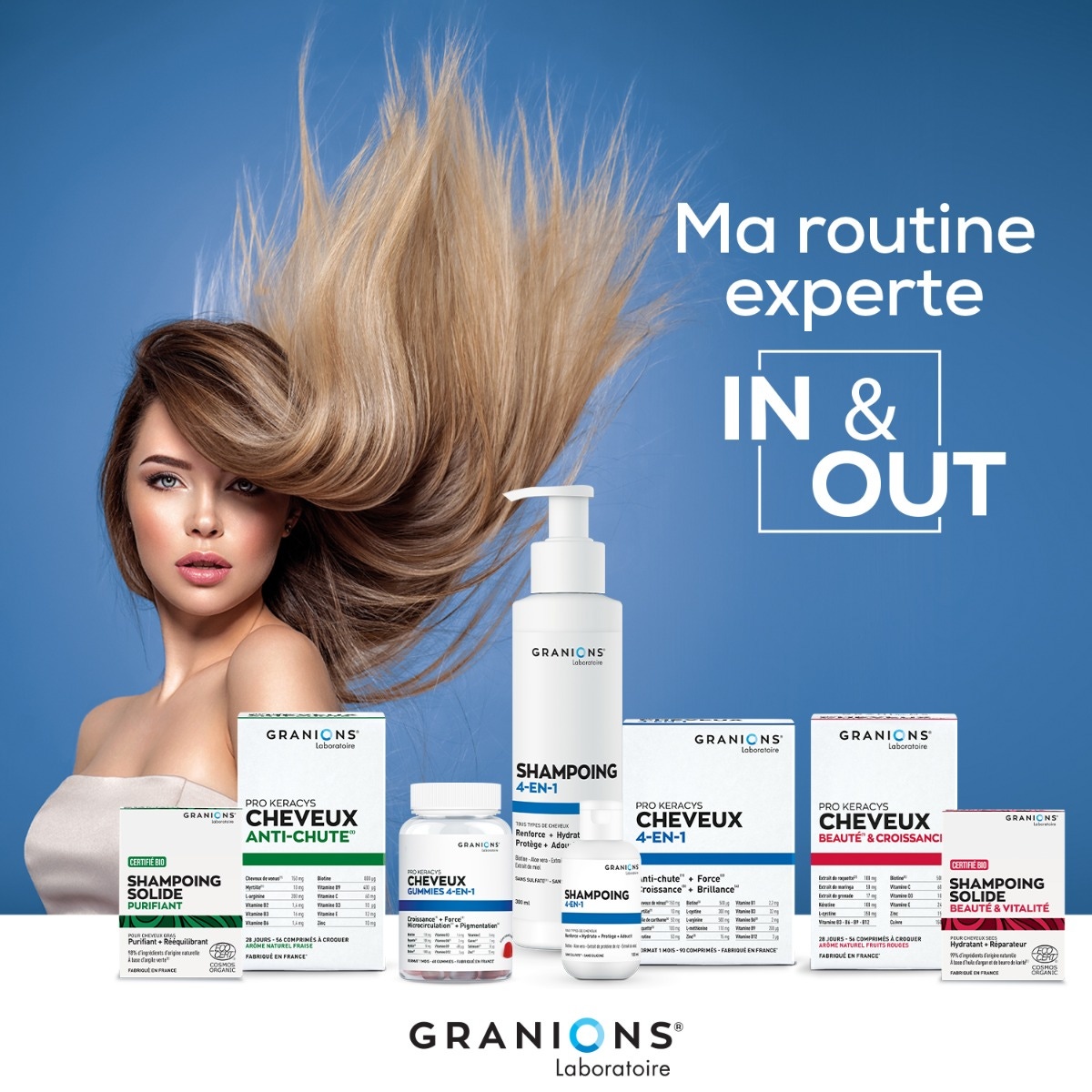 Gamme PRO KERACYS Cheuveux Gummies 4-en-1