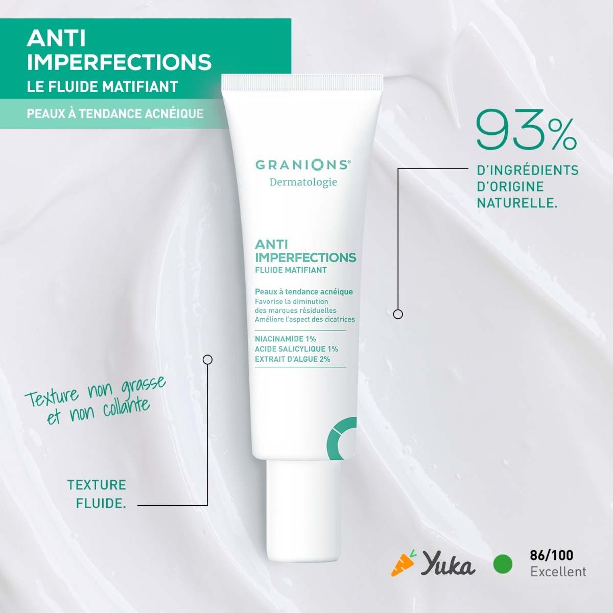 Fluide Matifiant Anti Imperfections - 40 ml