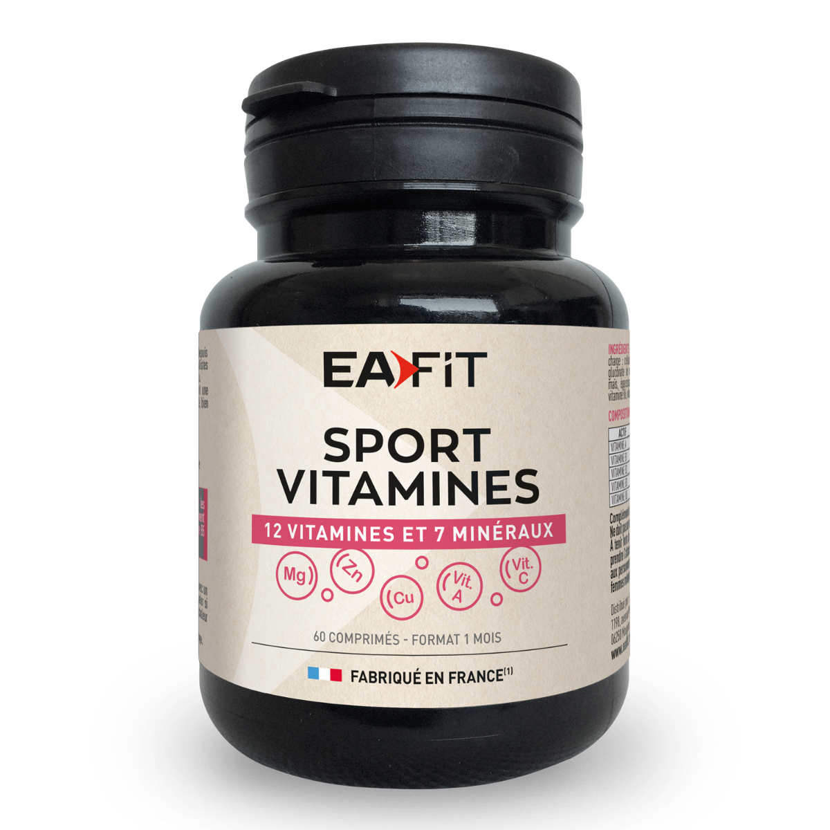 EAFIT Sport Vitamines - Energie et vitalité pour le sport !