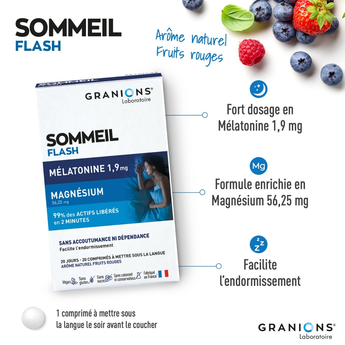 Pro Somnis Sommeil Flash actifs