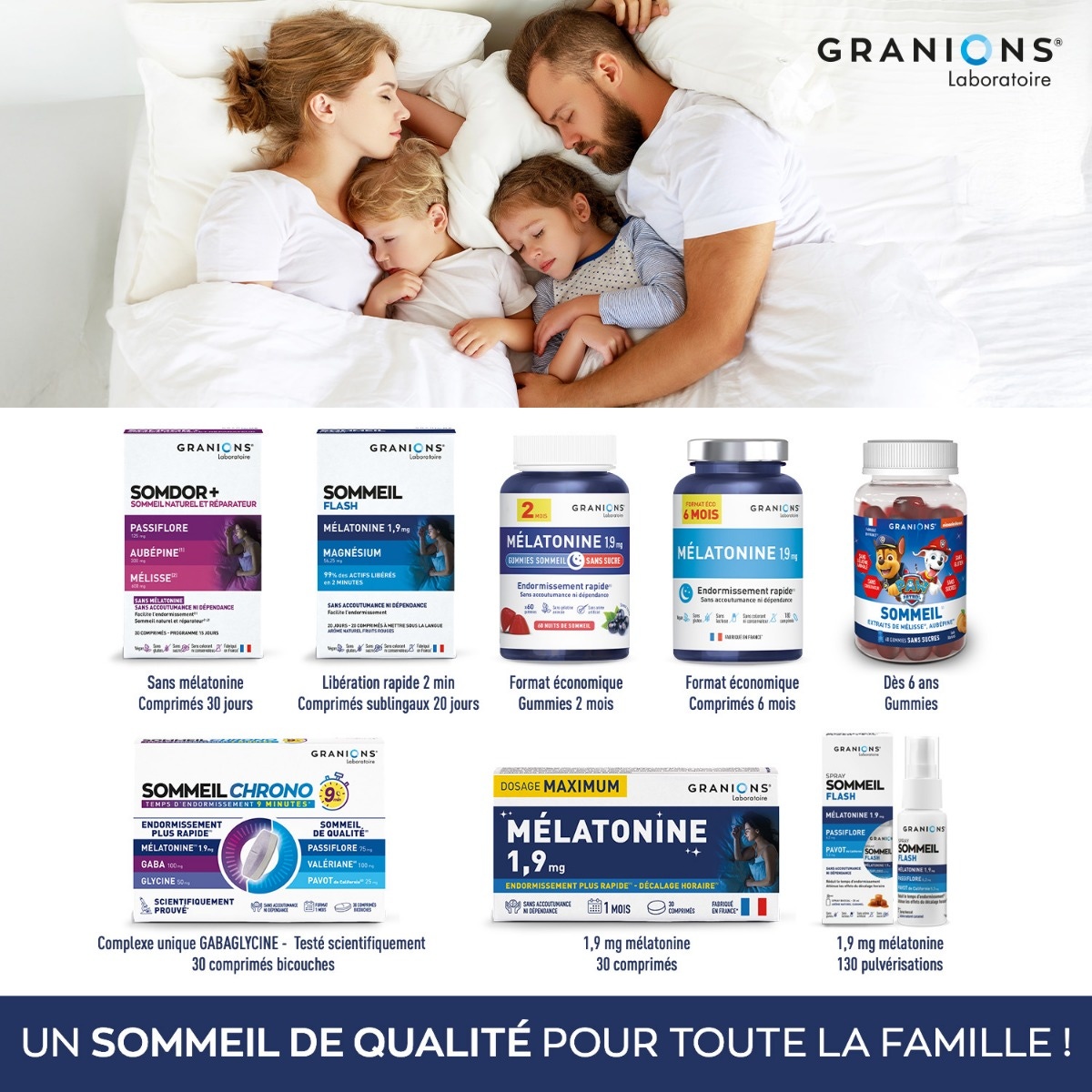 Spray mélatonine sommeil