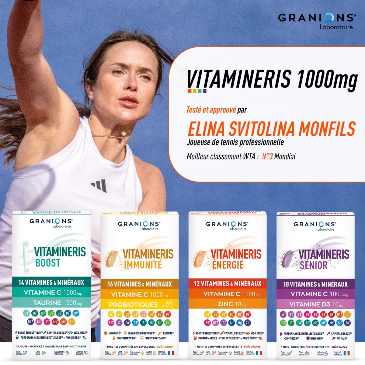 Vitamineris Senior 1000mg - 30 comprimidos 