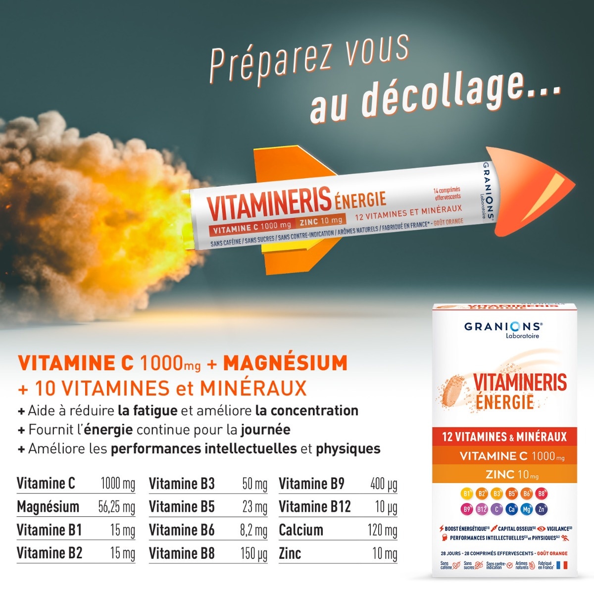Vitamineris Energy 1000mg - 30 comprimidos 
