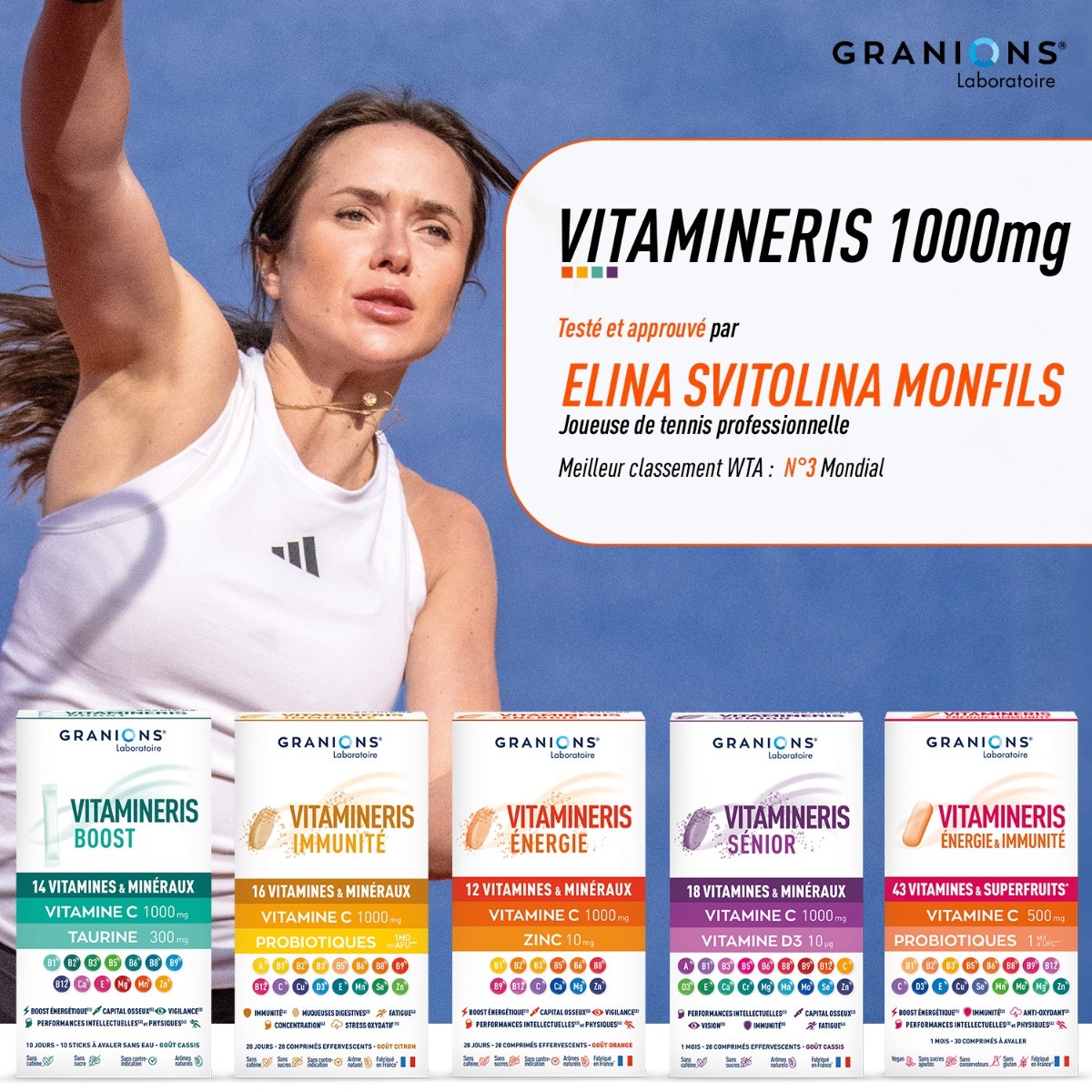 Vitamineris Energy 1000mg - 30 comprimidos 